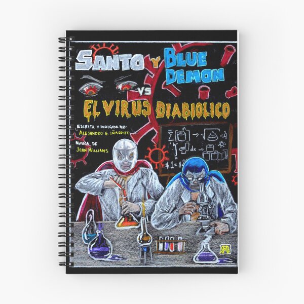 Artikelvorschau, Santo und Blue Demon gegen The Devil's Virus entworfen und verkauft von santillanesarte.