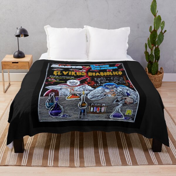 Item preview, Santo and Blue Demon vs. The Devil's Virus designed and sold by santillanesarte.