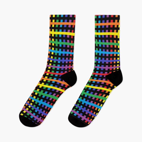 Item preview, Abstract Rainbow and Black   designed and sold by lornakay.