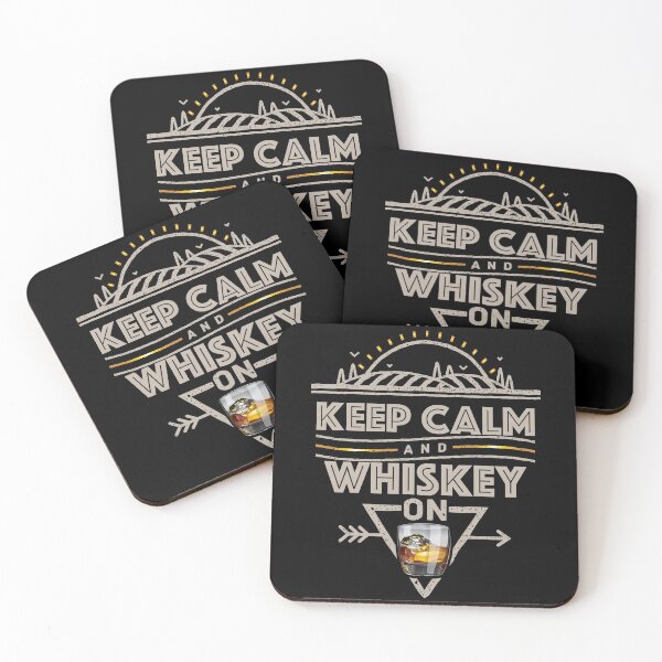 Item preview, Whiskey Lover Keep Calm And Whiskey On designed and sold by inkedtee.