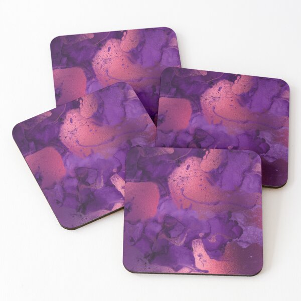 Item preview, Violet Saudade Purple Marble Textures Liquid Plum Purple Lavender Design Pattern designed and sold by digitalvintage.