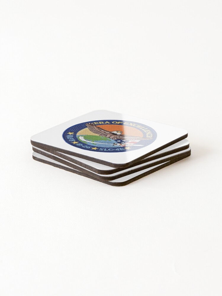 Thumbnail 4 of 5, Coasters (Set of 4), NROL-20 Program Logo designed and sold by Spacestuffplus.