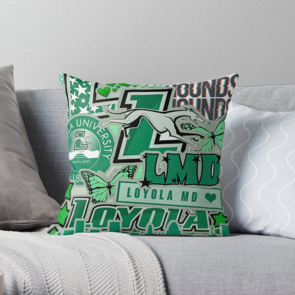 Loyola University Maryland Collage Throw Pillow