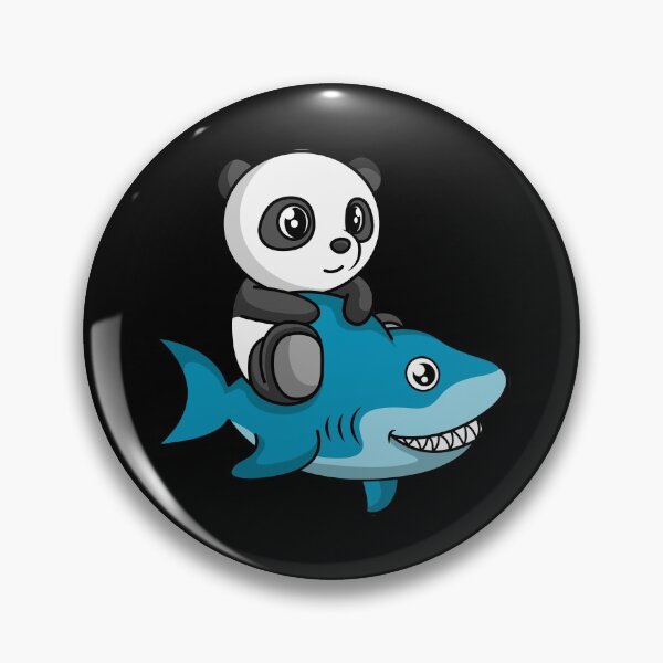 Item preview, Panda Shark Lover TShirt Panda Riding A Shark designed and sold by Mc-R.