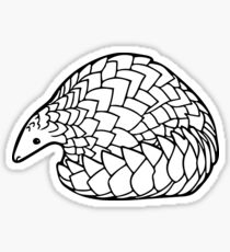 Save the Pangolins Sticker