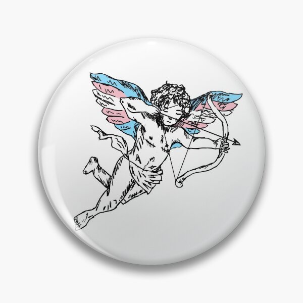 Aperçu de l'œuvre Amor - Trans Pride Cupid Cupido Queer créée et vendue par Queerhaven.