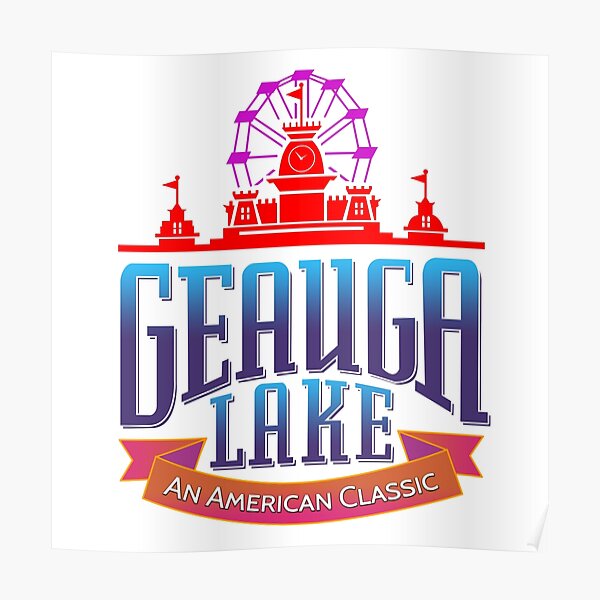 "Geauga Lake ohio amusement park Aurora Cleveland" Poster by carcinojen