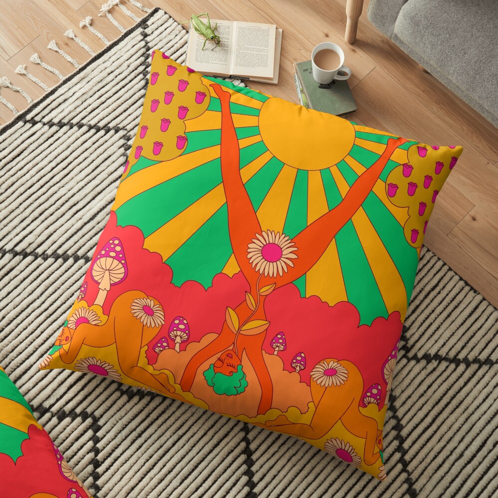 Summertime Floor Pillow