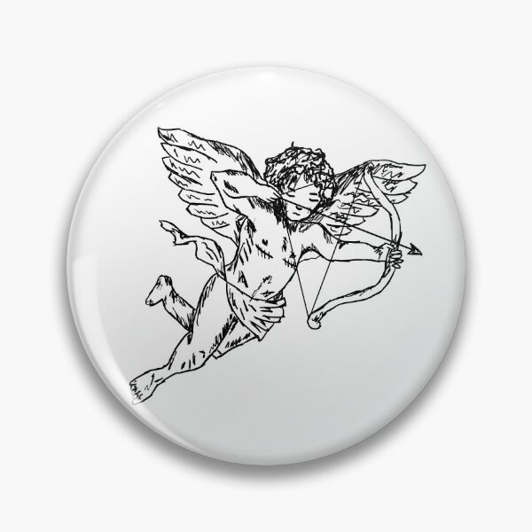Item preview, Amor - Trans Pride Cupid Cupido Queer Black White designed and sold by Queerhaven.