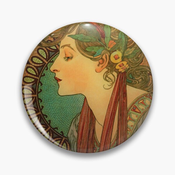 Item preview, Alphonse Mucha (1860 – 1939) "Laurel" designed and sold by Alexandra Dahl.