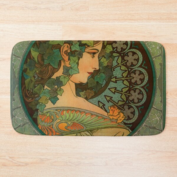 Item preview, Alphonse Mucha (1860 – 1939) "Ivy" designed and sold by Alexandra Dahl.