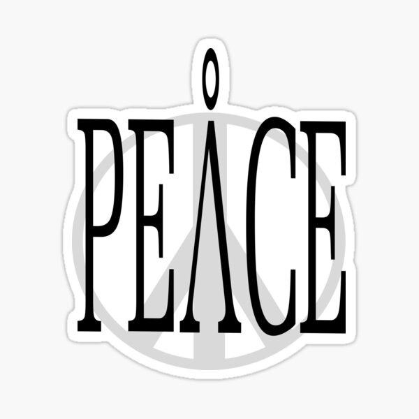 Peace 2 Sticker