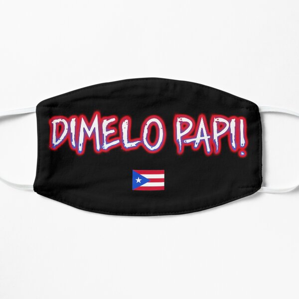 Nicky Jam - Dimelo Papi Puerto Rico Mascarilla plana