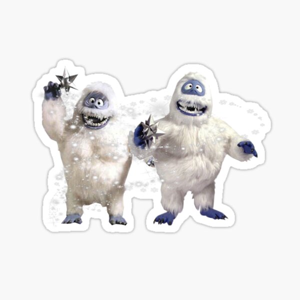 Item preview, Abominable snowman couple at Christmas designed and sold by Mandii Pope.