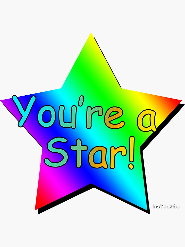 Youre A Starr Sticker For Sale By Inoyotsuba Redbubble