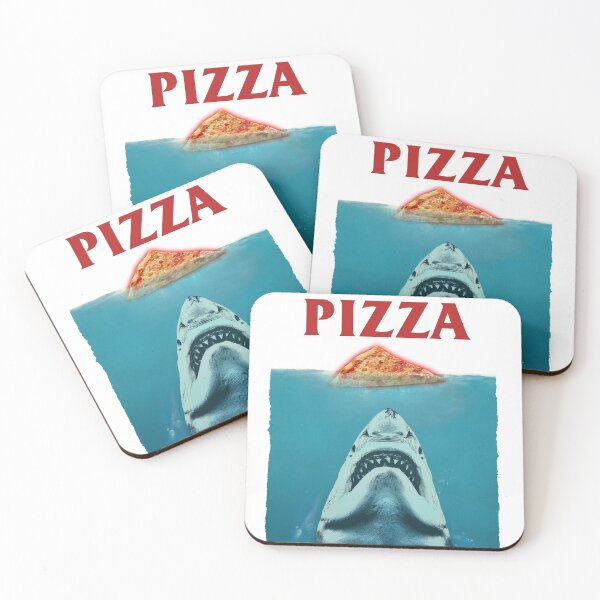 Item preview, Funny Parody Movie Shark Pizza  designed and sold by PopArtdom.