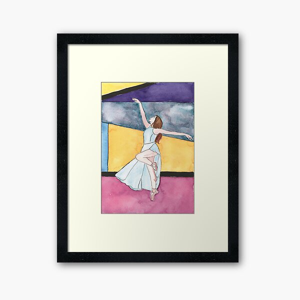 Ballet Dancer Framed Art Print