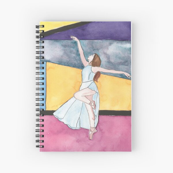 Ballet Dancer Spiral Notebook