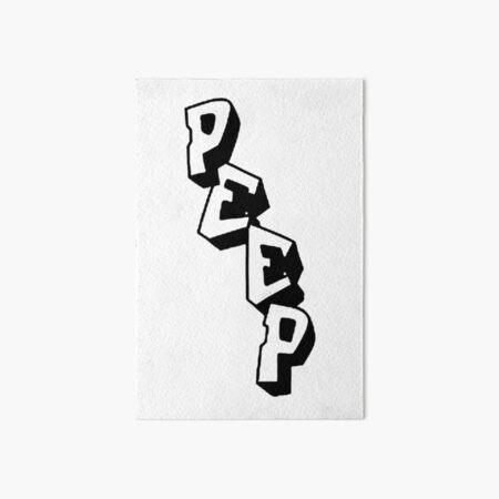 Lil Peep Name Original Tattoo Design Art Board Print By Nmrkdesigns Redbubble