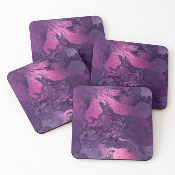 Item preview, Violet Saudade Purple Marble Textures Liquid Plum Purple Lavender Design Pattern designed and sold by digitalvintage.