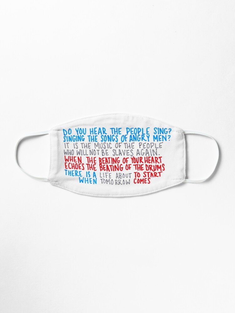 Alternate view of Do You Hear the People Sing? Mask