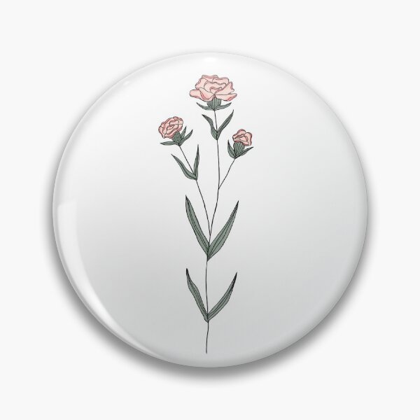 Item preview, January Birth Month Flower | Carnation | Color designed and sold by ekwdesigns.