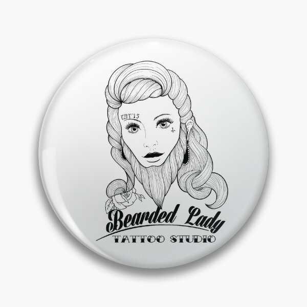 Item preview, The Original Bearded Lady Tattoo Studio designed and sold by BeardedLadyTS.