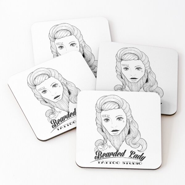 Item preview, The Original Bearded Lady Tattoo Studio designed and sold by BeardedLadyTS.