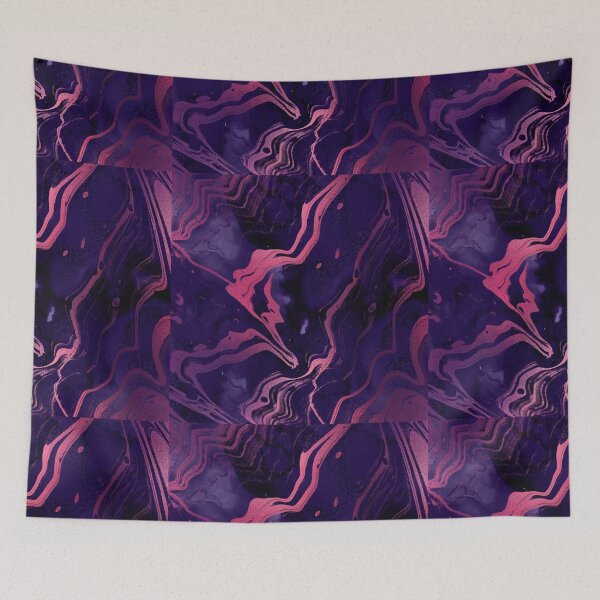 Item preview, Violet Saudade Purple Marble Textures Liquid Plum Purple Lavender Design Pattern designed and sold by digitalvintage.