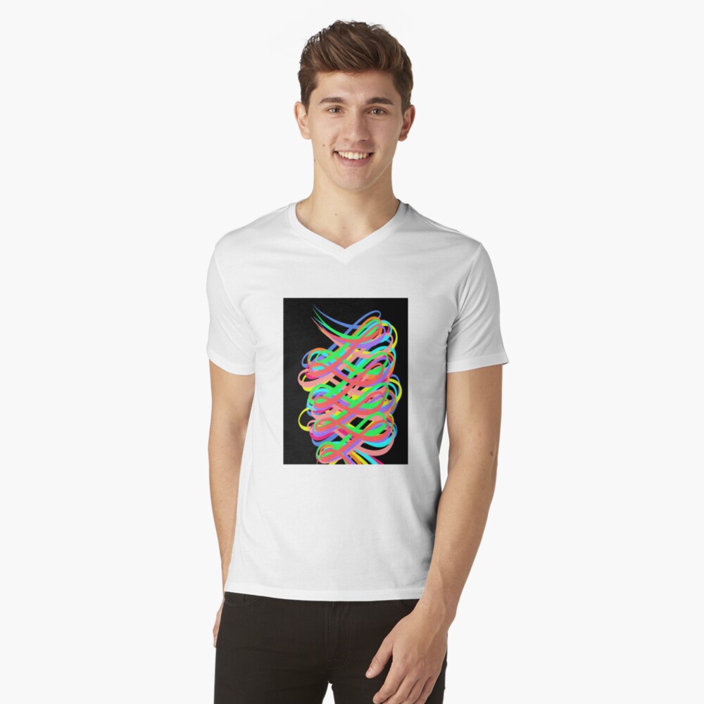 Item preview, V-Neck T-Shirt designed and sold by OneDayArt.
