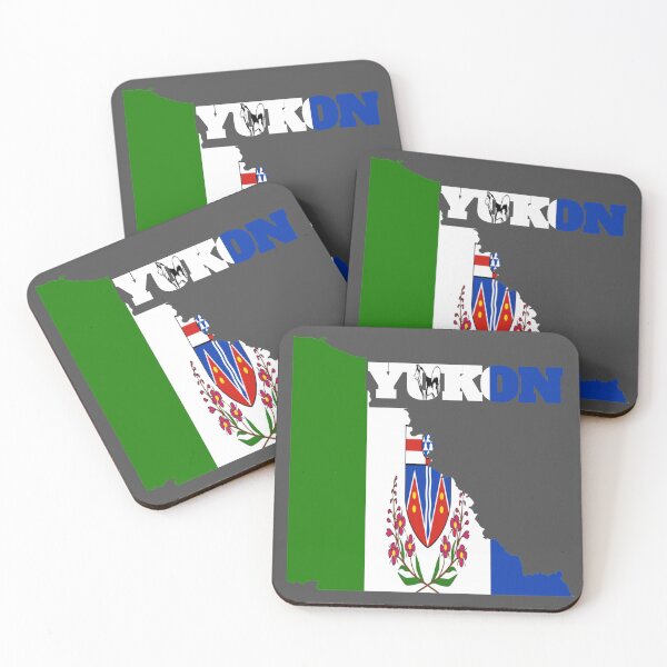 Item preview, Yukon Flag Map, YT, Canada designed and sold by marosharaf.