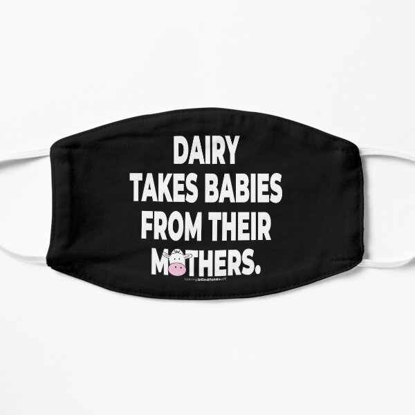 Vegan Activist Graphics #takingblindfoldsoff 80 Flat Mask