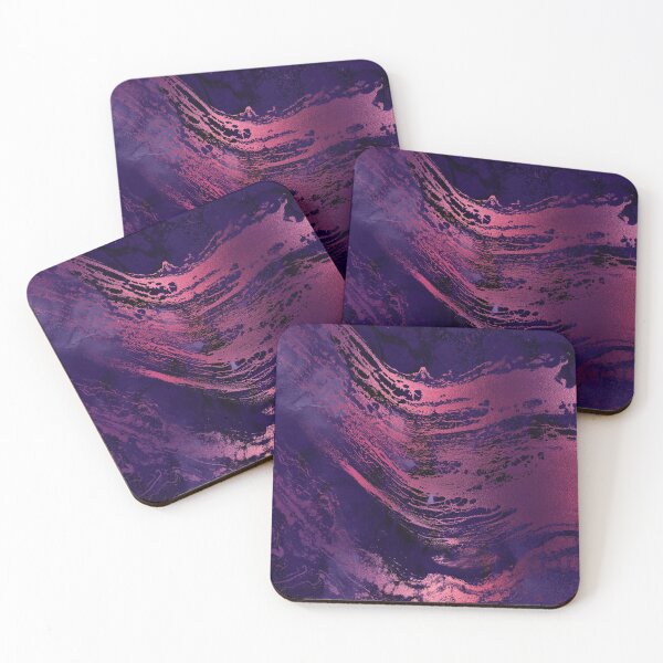 Item preview, Violet Saudade Purple Marble Textures Liquid Plum Purple Lavender Design Pattern designed and sold by digitalvintage.