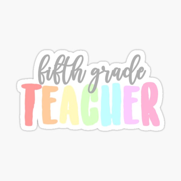 Item preview, Fifth Grade Teacher designed and sold by Meredith Wilson.