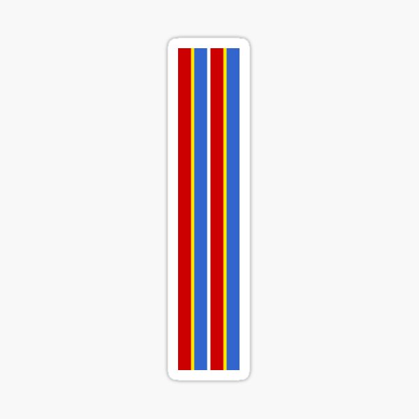 ernie stripes Sticker