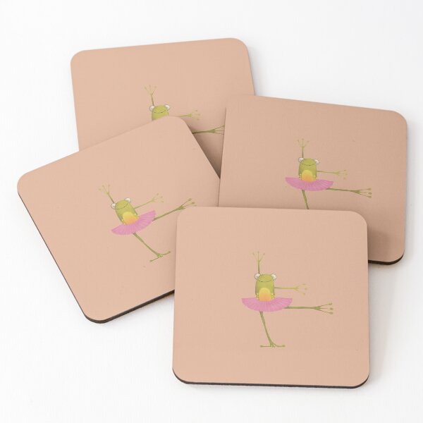 Item preview, Cute frog in tutu is dancing ballet designed and sold by KiwiBrush.