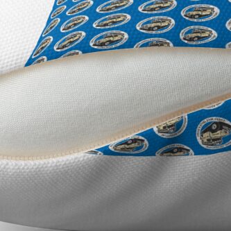Alternate view of Blue Circle Floor Pillow