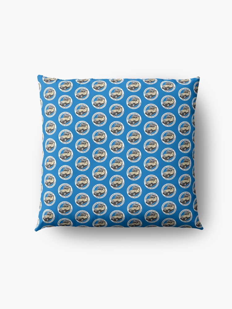 Alternate view of Blue Circle Floor Pillow