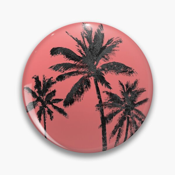 Item preview, Diseño de playa de palmeras negras Arte de palmeras designed and sold by beachchic.