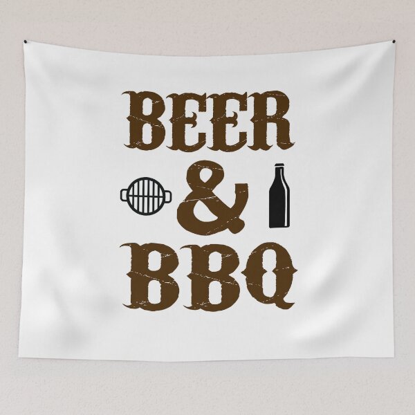 Artikelvorschau, Bier und BBQ entworfen und verkauft von Visualsplendors.