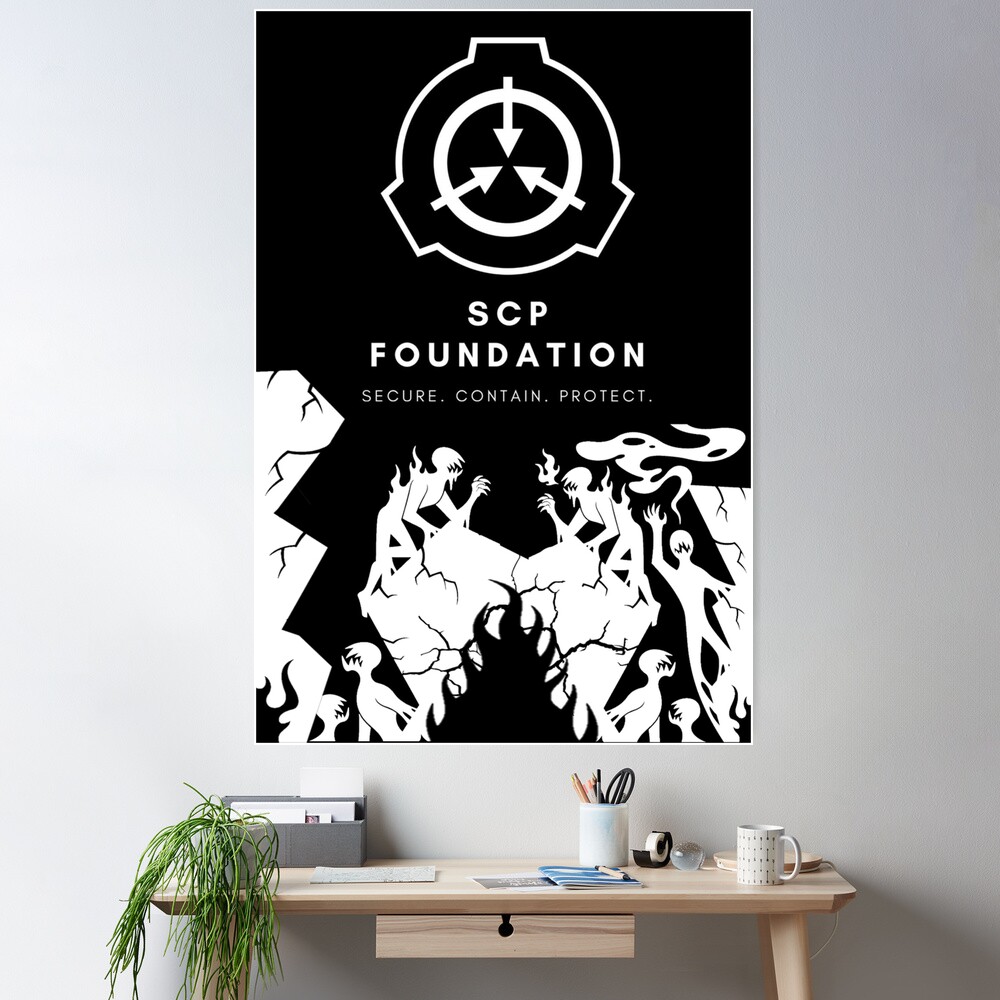 scp foundation art Poster for Sale by Cole Enlow