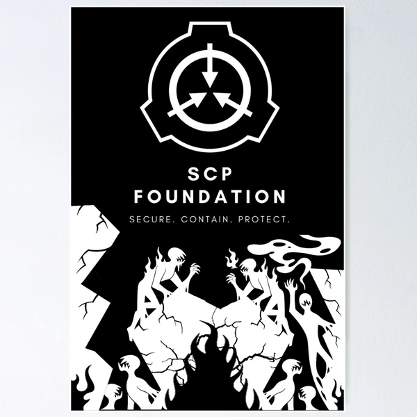 SCP Foundation White Logo Poster by Harbud Neala - Fine Art America