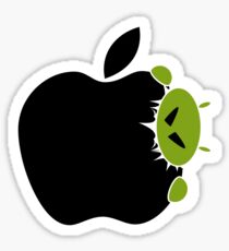 Android Bite Apple Sticker