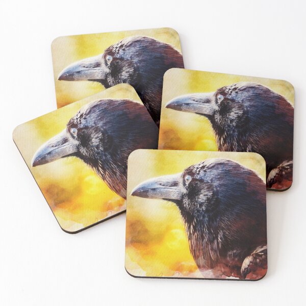Item preview, Portrait of a Raven  designed and sold by DancingsupWhale.