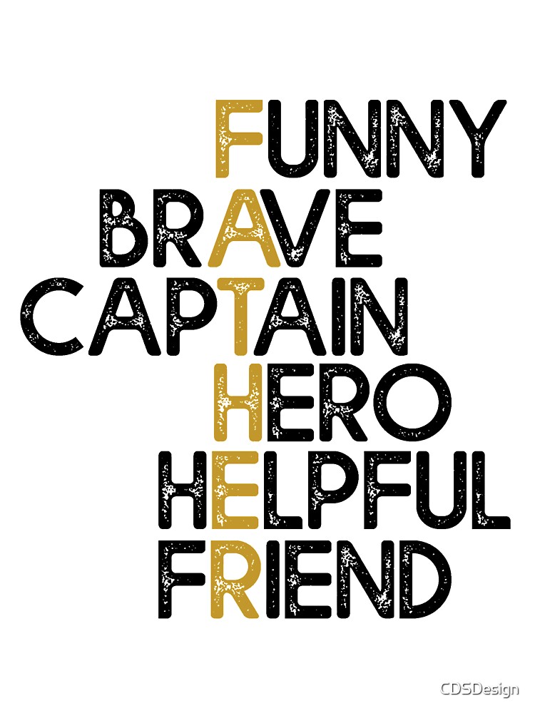 Funny Brave Strong Hero Clever Friend Father Father's Day T-Shirt Unisex  T-shirt