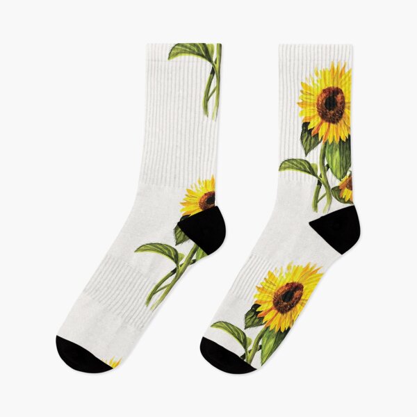 Item preview, Watercolor painting of sunflowers designed and sold by La Cartoonista.