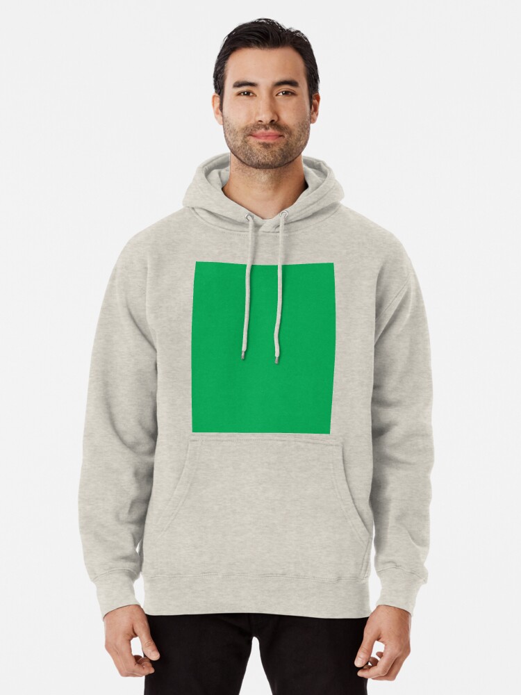 solid green hoodie