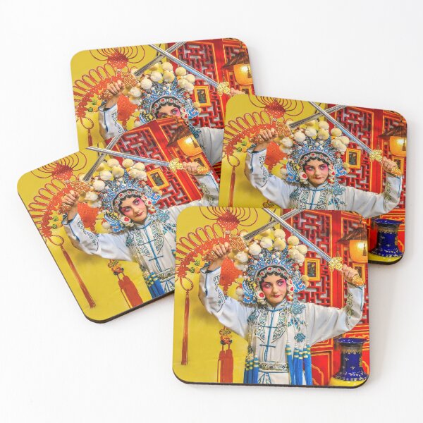 Item preview, Sichuan Opera Performer Strikes a Pose in Chengdu designed and sold by Mitchell Grosky.