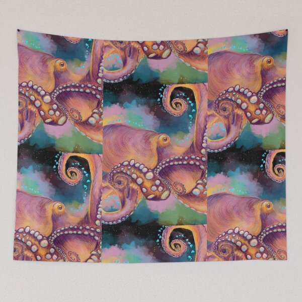 Item preview, Deep Sea Cosmic Octopus designed and sold by Sea-to-Sky.