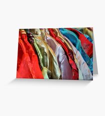 Silk Kimonos Greeting Card